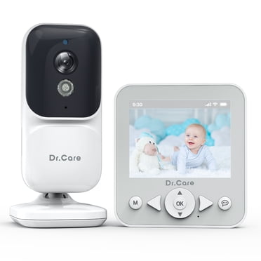 Dr.Care 2.8" Video Baby Monitor with Camera and Audio, Night Vision, Real Time, VOX Mode, Temperature Sensor