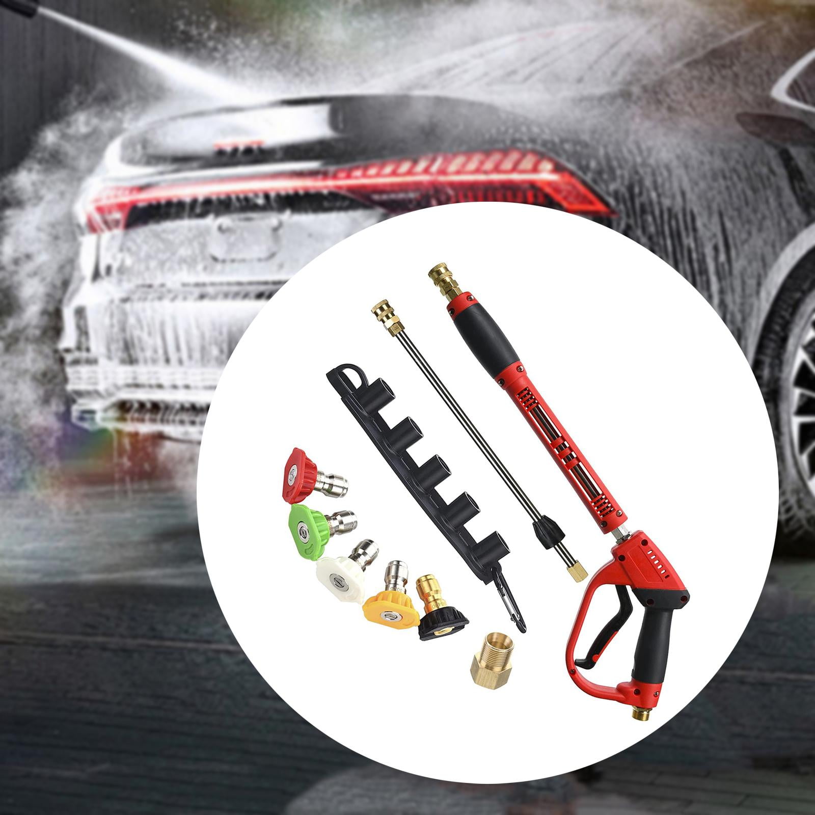 Nishiyuenyi High Pressure Power Washer Fittings Water Spray Wand Pressure Washer Lockable