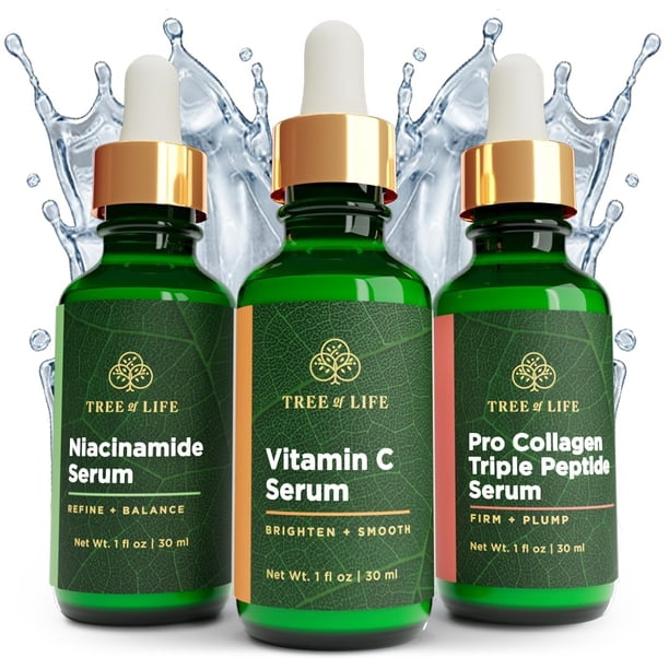 Set de cuidado de la piel Tree of Life Complete Hydration Trio 30 ml x 3