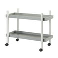 thumbnail image 2 of Mainstays Kids 2-Tier Storage Cart, Grey, 2 of 4