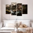 thumbnail image 2 of Elephant Stock Grist Mill At Babcock Park Wall Art - Horizontal Multi Panel Canvas - Dining Room Wall Decor - Nature Multi Panel - Black And Brown Decor - 52" x 32", 2 of 7