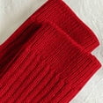 thumbnail image 5 of Zunfee Juniors' Acrylic Leg Warmers - Red, Free Size, Warm Ribbed Knit, Soft & Durable, Scalloped Edge, Ideal for Daily Wear/Skirts/Boots, 5 of 9