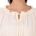 thumbnail image 5 of ThePirateDressing Women’s Renaissance Medieval Peasant Smocked Maxi Dress, 100% Rayon, 5 of 6