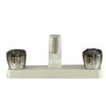 thumbnail image 4 of Dura Faucet Two Handle RV Kitchen Faucet w/Smoked Acrylic Knobs - Bisque Parchment, 4 of 5