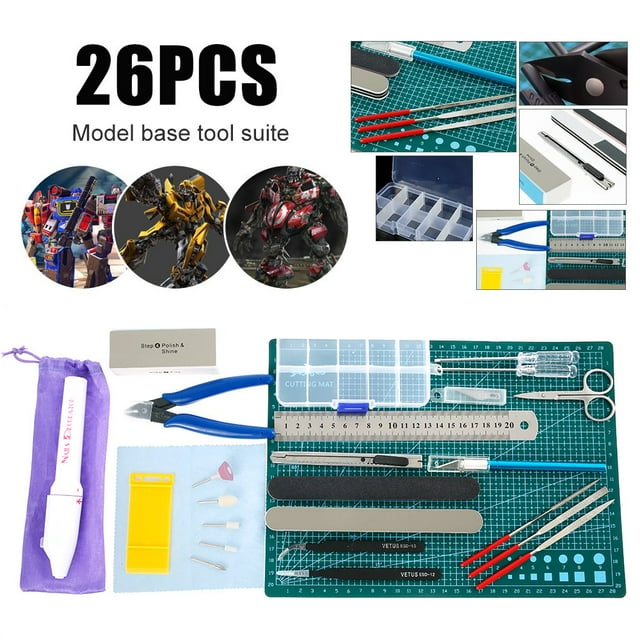 Kit d'Outils de Modélisme DIY Ensemble de Bricolage pour Réparation et Réparation de Modélisme de Base