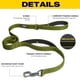 thumbnail image 2 of Correa para perro Fida Heavy Duty de 1,5 m con 2 asas acolchadas, color verde, 2 of 7