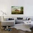 thumbnail image 2 of ARTCANVAS Hound Coursing a Stag 1763 Canvas Art Print by George Stubbs - Size: 40" x 26" (0.75" Deep), 2 of 9