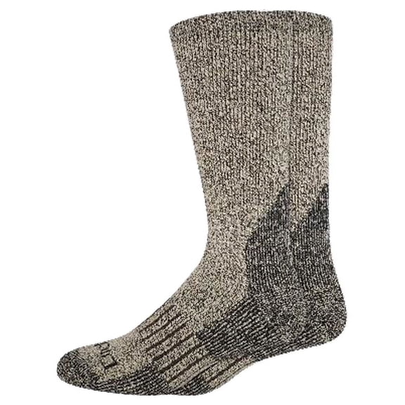 Dickies Men's 2 pairs Wool Blend Thermal Crew Socks, Sizes 6-12, Khaki