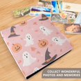 thumbnail image 4 of FORMRS 3 Ring Photo Album 4"x6" Self Adhesive Large Capacity PU Leather Cover, Cute Pink Halloween, 4 of 8