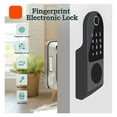thumbnail image 3 of No Wiring Outdoor Fingerprint Rim Unlock Smart Card Digital Code Electronic Door Lock For Home Security Metal Strike Waterproof ,Easy to Install, 3 of 6