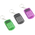 thumbnail image 2 of Nuobesty 3pcs calculadora de bolsillo anillo de llave pequeña mini calculadora electrónica portátil para niños en el hogar escolar (color aleatorio), 2 of 2