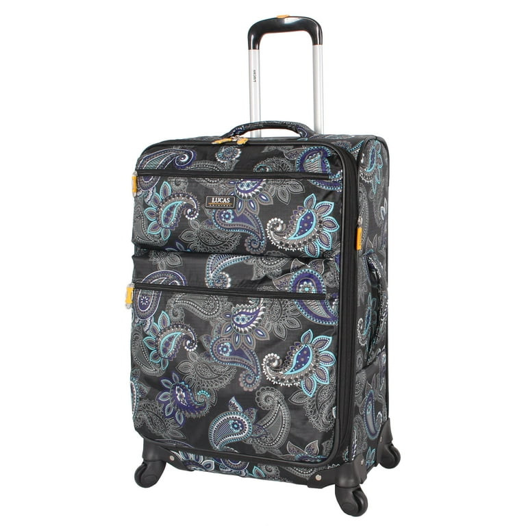 Lucas Ultra Lightweight 3 Piece Softside Expandable Luggage with Spinner Wheels