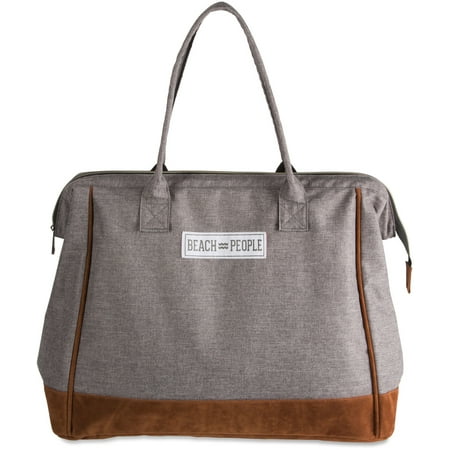 Large Weekender - Pavilion - Beach People Gray Large Weekender Bag