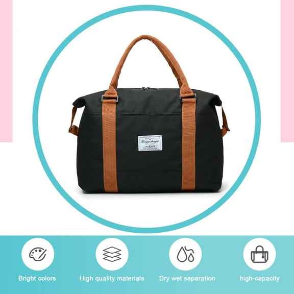 Latrodar Expandable Gym Bags, Duffle Bags For Sports And Weekend Travel, Large Capacity Lightweight Overnight Bags For Men And Women, Travel Duffel Bags, Spo