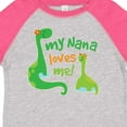 thumbnail image 4 of Inktastic My Nana Loves Me Grandson Boys Toddler T-Shirt, 4 of 5