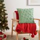 thumbnail image 1 of Funda de Almohada de Lana Ganfancp Navidad Estrella Bordado 1X, 1 of 4