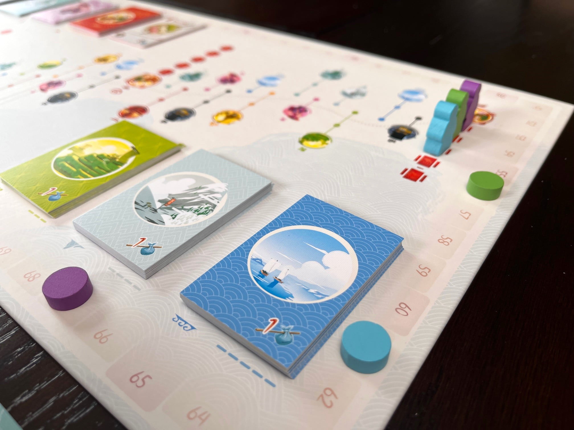 Tokaido by Antoine Bauza - A Zen Strategy Board Game About Traveling in Japan, from Stonemaier Games