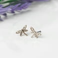 thumbnail image 3 of Howard's Stud Bud Dragonfly Silver Stud Earrings for Women, 3 of 4