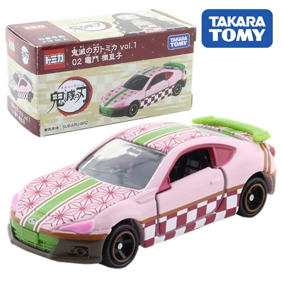 Takara Tomy Demon Slayer Blade Joint Name Alloy Car Model Hobby Collection Peripheral Toys Nezuko Children's Gifts