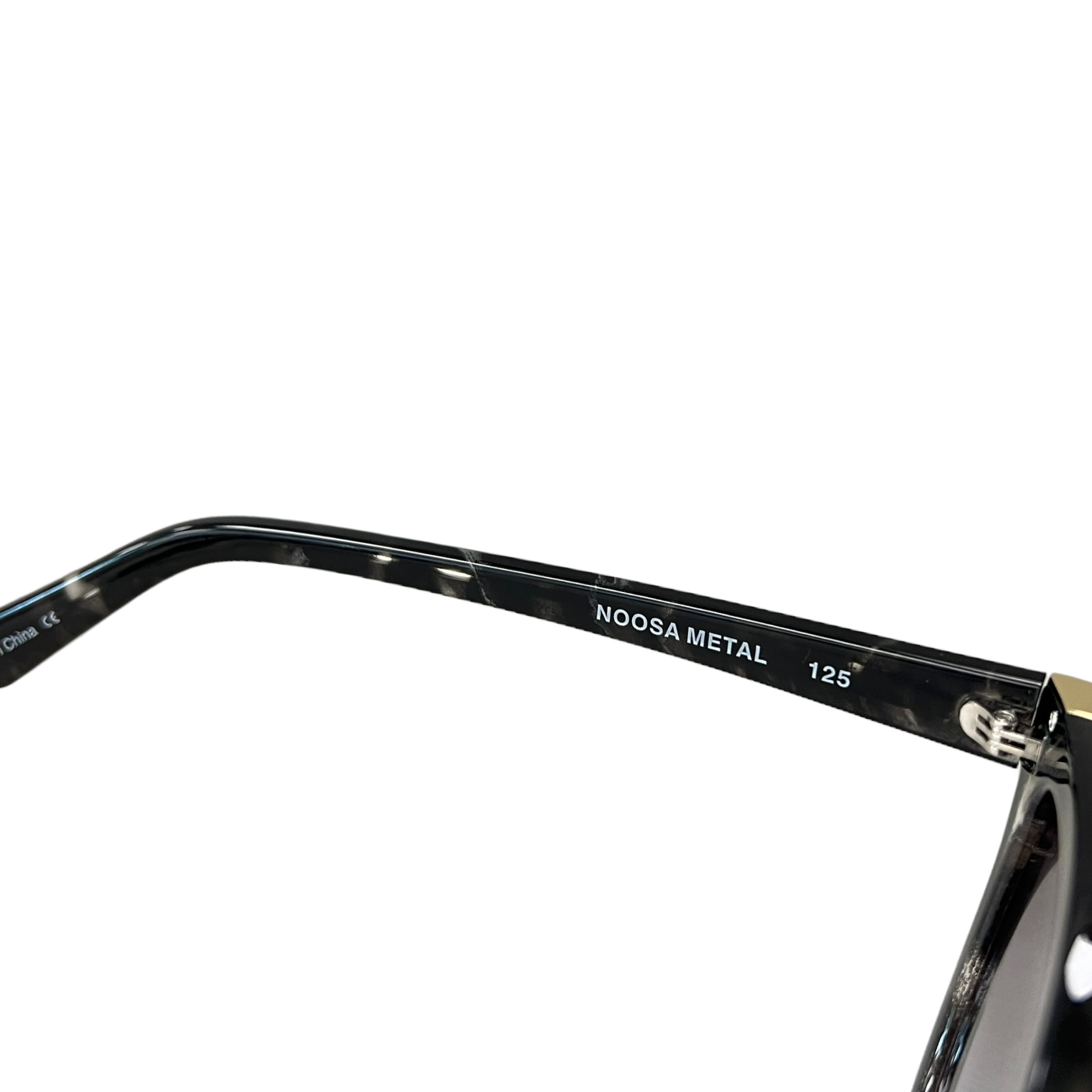 Quay Australia Noosa Metal Sunglasses Black Tortoise Smoke