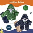 thumbnail image 4 of Infant and Toddler Hoodie Windbreaker 3-Piece Casual Wear - Great for Warm Weather, 4 of 7