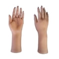 thumbnail image 3 of Maniquí de Manos Falsas para Mujer de 2 Piezas para Práctica de / Arte de Uñas, Joyería / Guante / Reloj / Exhibición de , Manos de Esce, 3 of 9