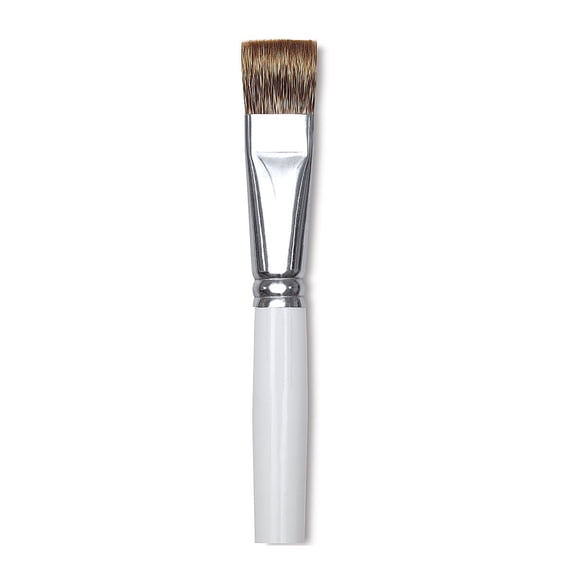Bob Ross Synthetic Mongoose Brush - Bright, Size 3/4"