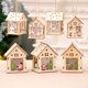 thumbnail image 2 of Decoraciones navideñas, regalo artesanal, decoraciones para ventanas, casa de madera brillante, casa de nieve, bar del hotel, decoración del árbol de Navidad, colgantes, 2 of 4