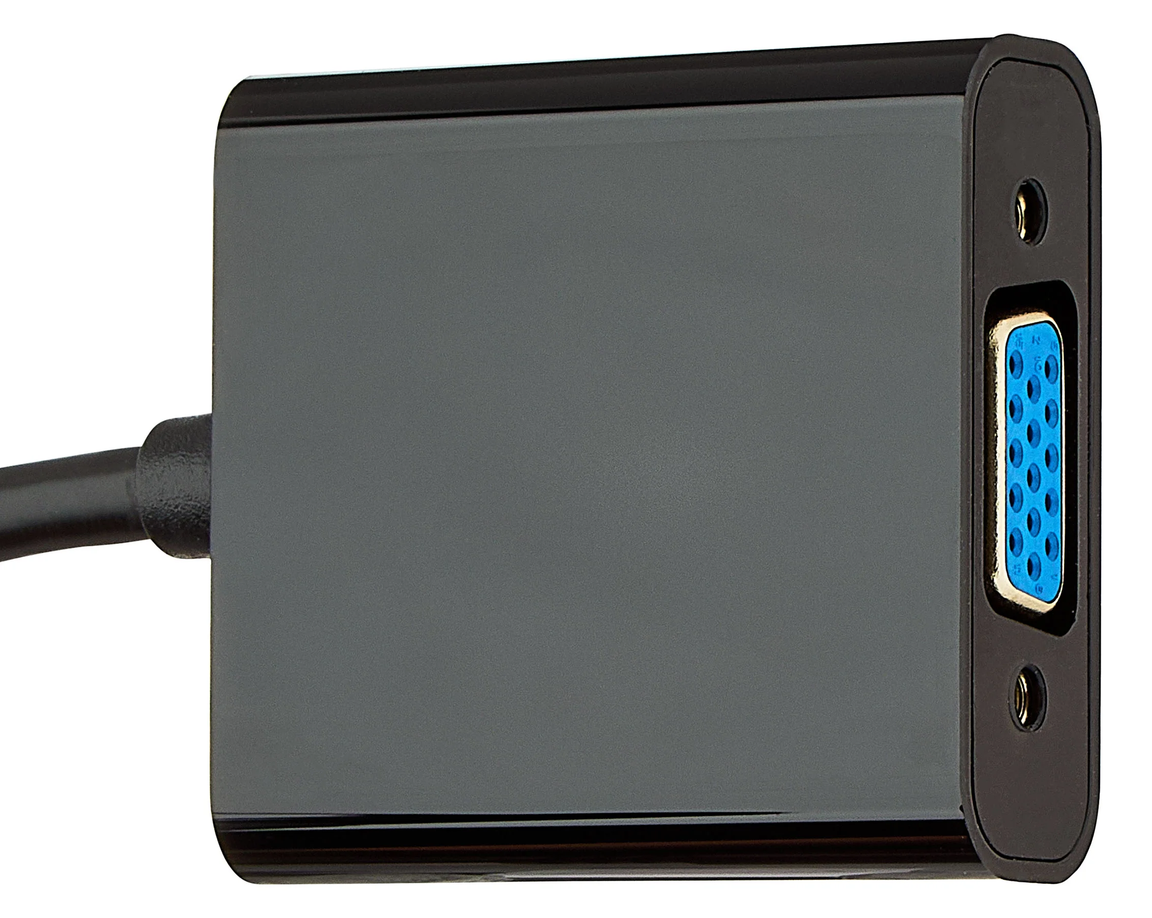 Adaptador onn HDMI a VGA, HDMI macho a VGA hembra, soporte 1080p 2K, conectores chapados en oro, 8 pulgadas, negro 5