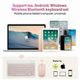thumbnail image 3 of RHEA- Bluetooth Keyboard And Mouse Combo Rechargeable Portable Wireless Keyboard Mouse, 3 of 6