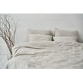 thumbnail image 3 of Pavish Export Linen Washed Super Soft Queen King Full Eco 100% European Flax Natural Organic Beige Color Quilt Cove Queen, 3 of 5