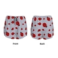 thumbnail image 3 of KLL Ladybug Pattern Shorts Women,Athletic Shorts High Waisted Running Shorts Pocket Sporty Short Gym Elastic Workout Shorts-X-Large, 3 of 7