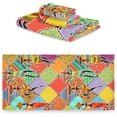 thumbnail image 2 of Dreamtimes Ethnic African Womans Floral Soft Luxury Decorative Set of 3 Towels, 1 Bath Towel+1 Hand Towel+1 Washcloth, Multipurpose for Bathroom, Hotel, Gym, Spa and Kitchen, 2 of 5