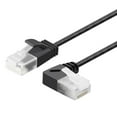 thumbnail image 2 of Ultra Slim Cat6 Ethernet Cable RJ45 4 Angles UTP Cable Patch Cord 90 Degree Cat6A Cables for Laptop Router 2M, 2 of 8