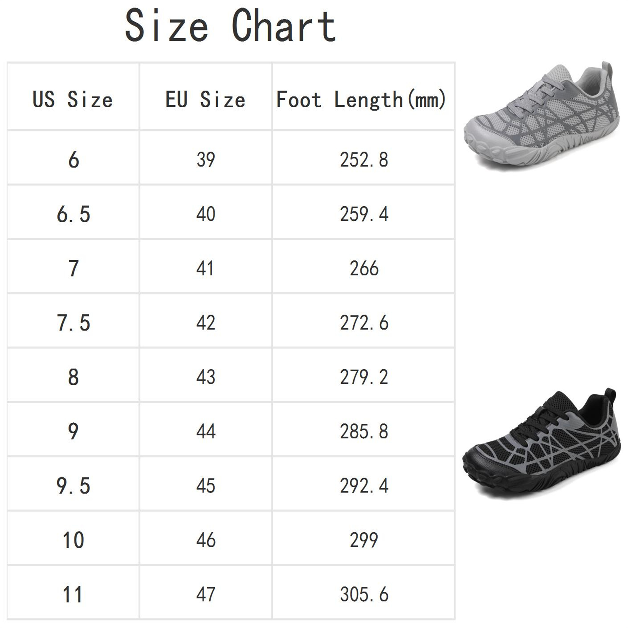YOURDIARY Barefoot Shoes Mens Minimalist Shoes Zero Drop Workout Cross-Trainer Hiking Water Cycling Walking Casual Shoes Wide Toe Box