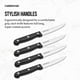 thumbnail image 5 of Juego de cuchillos para carne Farberware Full-Tang de acero inoxidable, 4 piezas, 5 of 6