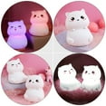 thumbnail image 3 of Miangastore 1Pc USB Charging Cat Lamp Color Changing Patted Lamp for Home Bedside (White), 3 of 8