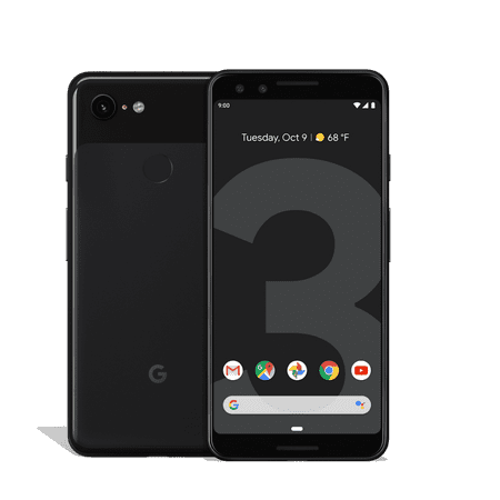 Google Pixel 3 / Pixel 3 XL - Just Black Fully Unlocked (Certified (Google Home Best Black Friday Deal)