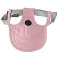 thumbnail image 1 of Ear Hole , Chin Strap Adjustable Dog Hat  For Outdoor Pink S, 1 of 8