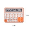 thumbnail image 3 of CASAFUN Ultra-thin 12 Digit Desktop Calculator with Large LCD Display and Removable Button,back to School Supplies for Kids,Protable Basic Calculator for Home,Office,School, 3 of 7