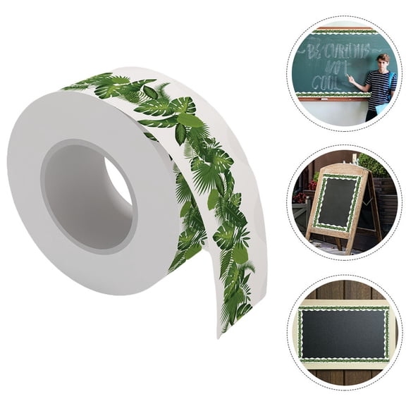 GOOHOCHY  Borders Decorations Leaves Sticker Decorative Roll Trim Strips