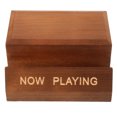 thumbnail image 4 of Support de Rangement en Vinyle pour Disques, Organiseur en Bois, Espace de Travail pour Amateurs de Musique 1Pcs, 4 of 7