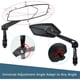 thumbnail image 4 of Espejo Retrovisor Ajustable de 360° para Bicicleta, Espejos de Manillar de Bicicleta con Visión Amplia y Clara, Accesorios de Seguridad para Ciclismo Al Aire Libre A, 4 of 5