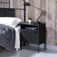 thumbnail image 4 of Picket House Furnishings Gemma Metal Nightstand with USB Port in Black, 4 of 12
