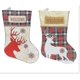 thumbnail image 1 of Calcetines navideños grandes de reno, para decoración navideña, bolsa de dulces, bolsa de regalo., 1 of 5