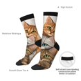 thumbnail image 5 of Funny Cat Kitten Paw Crew Socks, Colorful Novelty Tube Socks For Men & Women, Stretchy Casual & Athletic Socks, Unisex Gift Idea, 5 of 6