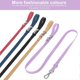 thumbnail image 3 of Waterproof Dog Leash: Standard Dog leashes with 2 Hooks for Walking, Adjustable Lengths, Durable and Odor Proof (Lilac,L 1 in 6 ft), 3 of 4