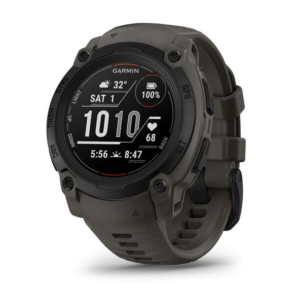 Garmin Instinct® E 40mm, Rugged Outdoor GPS Smartwatch, 24/7 Health Monitoring, Wrist-Based Heart Rate, Up to 16 Days of Battery Life, Charcoal