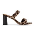 thumbnail image 3 of Dunes + CUSHIONAIRE Technology Women's Iris braided Heel Sandal +Memory Foam and Wide Widths Available, Leopard 9, 3 of 5