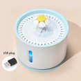 thumbnail image 2 of 2.4L Automatic Pet Water Fountain with LED Electric USB Dog Cats Pets Mute Drinker Feeder Bowl Pet Drinking Fountain Dispenser, 2 of 5